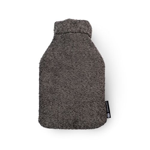 Graphite Fleece Hot Water Bottle - Cover Made From Recycled Plastic