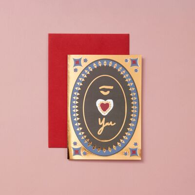 Eye Love You (gold) | Luxury Love  card