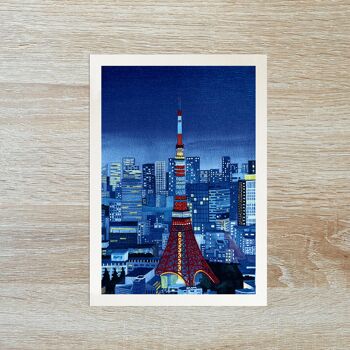 Impression Japon - La tour de Tokyo 2