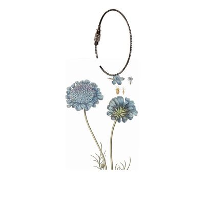 Luggage tag - The Flora Danica Atlas - Scabiosa