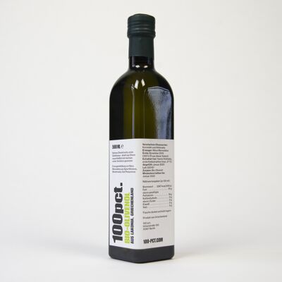Aceite de oliva ecológico de la aceituna Athinoelia y Koroneiki 0,5 L