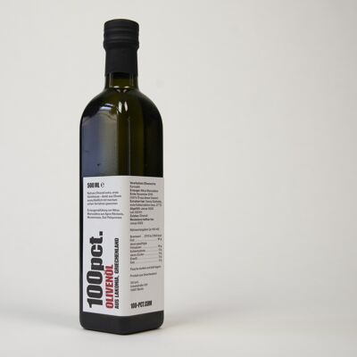 Huile d'olive extra vierge de l'olive Koroneiki 0,5 L