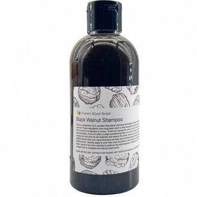 Shampoo liquido alla noce nera, 250 ml