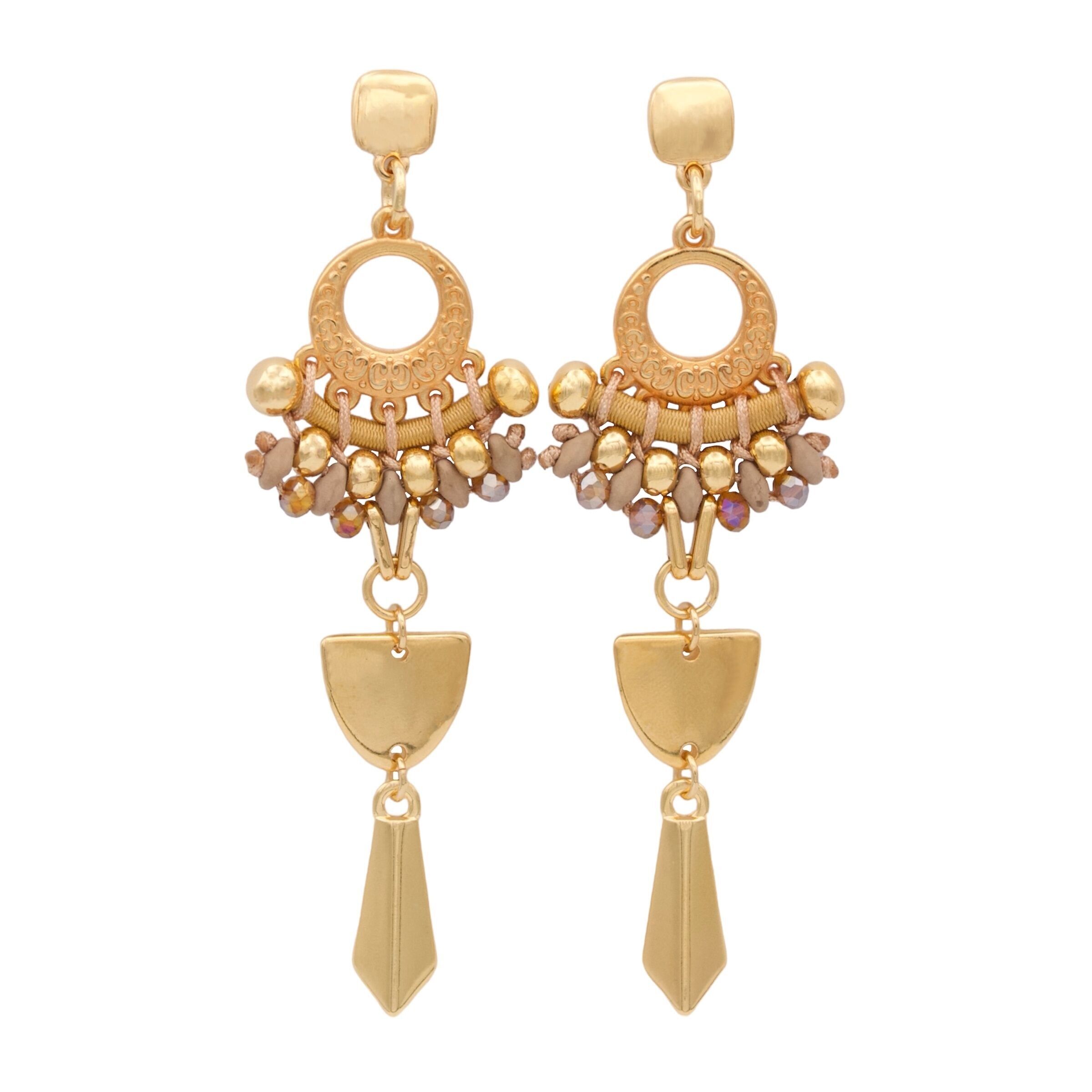 CASANARE aretes monocromáticos estilo Frida Kahlo