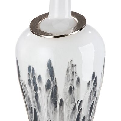 Glass vase "Statuario"