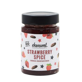 Pâte à tartiner aux fraises BIO Strawberry Spice 1