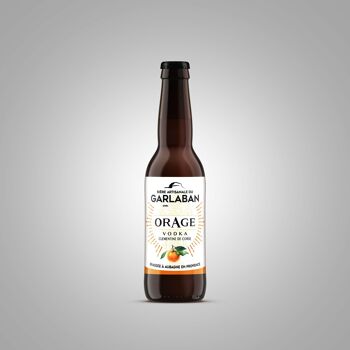 Bière artisanale blanche à la Vodka "Orage" Clémentine de Corse  33cl 2