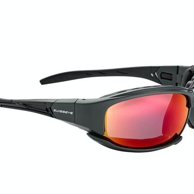 14672 Lunettes de sport Guardian Sports - gris foncé mat / noir