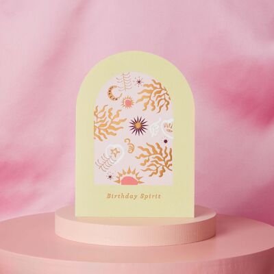 Birthday Spirit  | Luxury Female Birthday Card