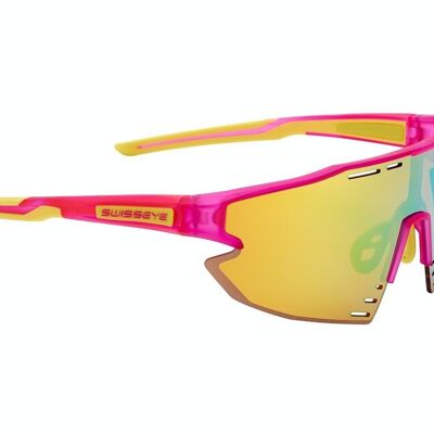 14684 Lunettes de sport Arrow - cristal rose/jaune