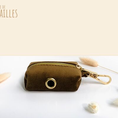 Pouch Kotbeutel Velvet Smooth Brown