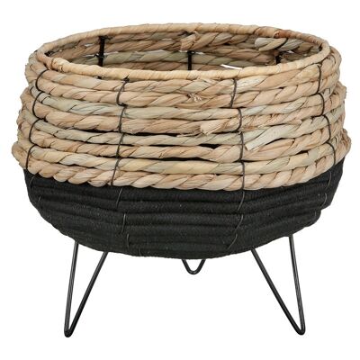 Seagrass basket with metal feet VE 4