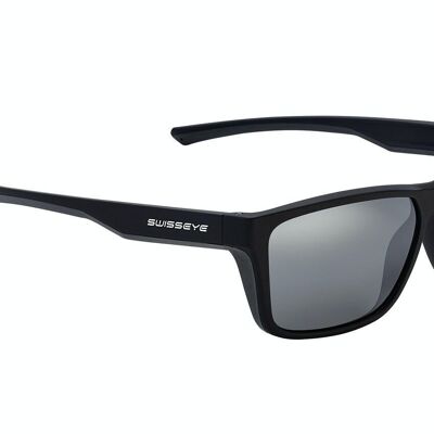 14762 Gafas deportivas Fly - negro mate / gris