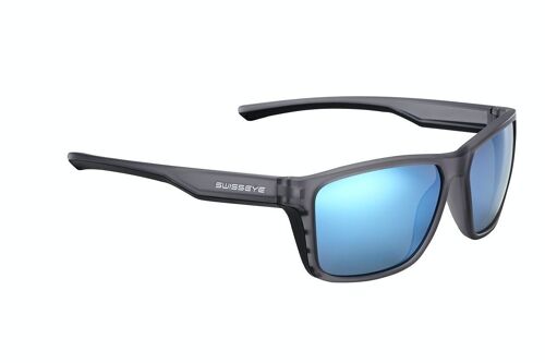 14763 Sportbrille Fly - crystal dark grey matt/black