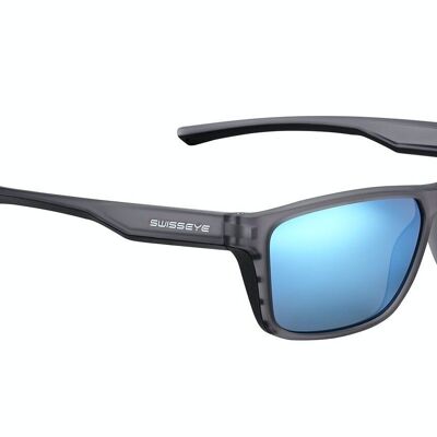 14763 Sportbrille Fly - crystal dark grey matt/black