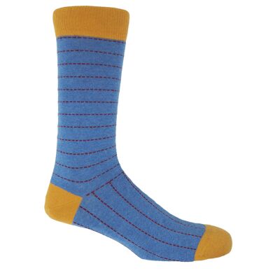 Dash Men's Socks - Blue