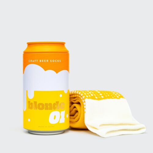 Blonde (Yellow) Craft Beer Socks
