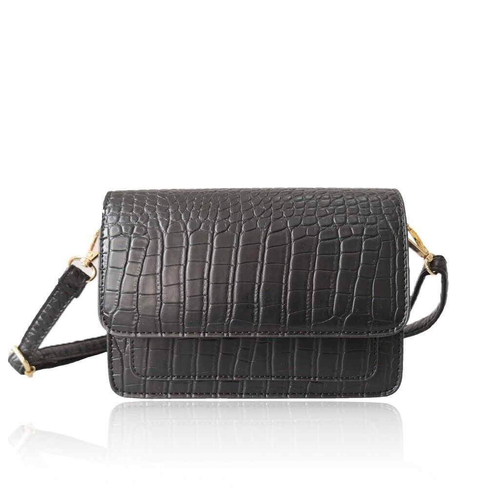 Croc print 2025 crossbody bag