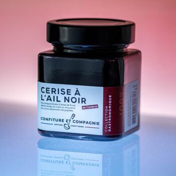 Confiture Cerise Ail Noir - 130g 2