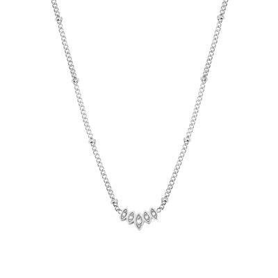 Sparkling Eyes Necklace Silber