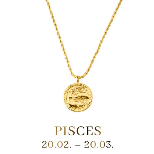 LUA Pisces / Fische Necklace Gold