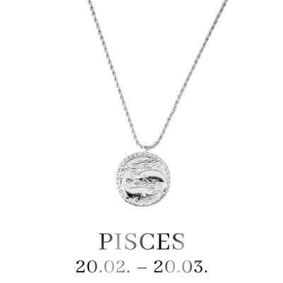 LUA Pisces / Fische Necklace Silber
