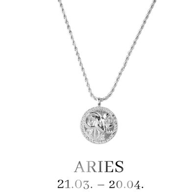 LUA Aries / Widder Necklace Silber