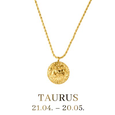 LUA Taurus / Stier Necklace Gold