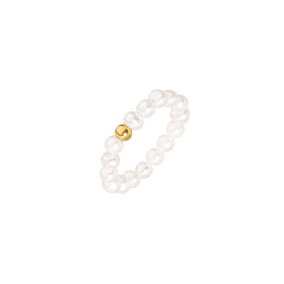 Summertime Pearl Ring Gold - 56