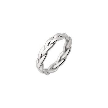 Bague Divine Tressée Argent - 56 1