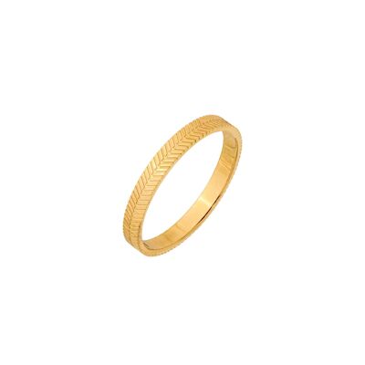 Slim Arrow Ring Gold - 56