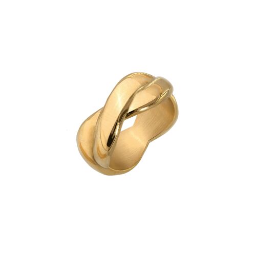 Female DNA Ring Gold - 56