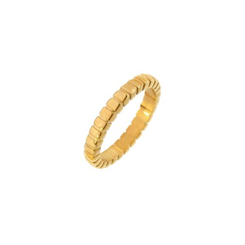 Striped Ring Thin Gold - 56