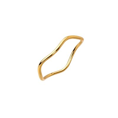 Slim Wave Ring Gold - 56