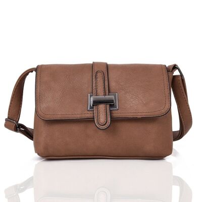 Annie Faux Leather Crossbody Bag