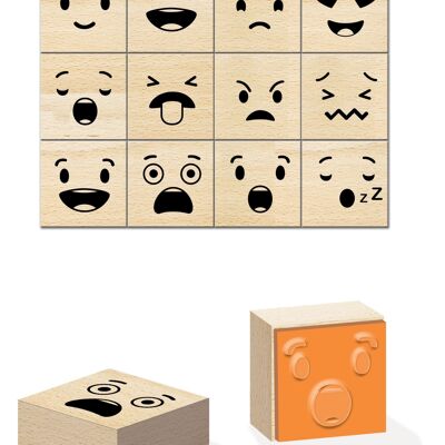 Kit de Tampons pour enfants "Emotions"