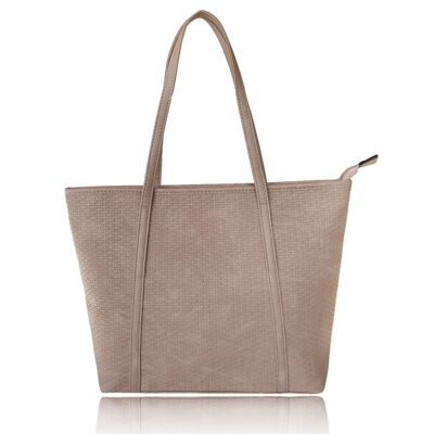 Amy Faux Leather Shopper Bag