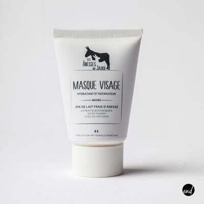 Organic donkey milk face mask