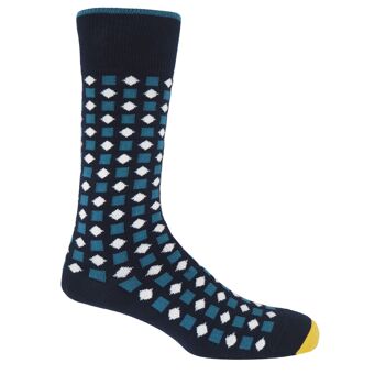 Chaussettes Homme Diamants - Marine 1