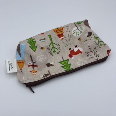 Brown Woodland Reusable Snack Bag