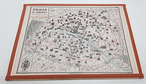 Carte des Monuments de Paris (1905)