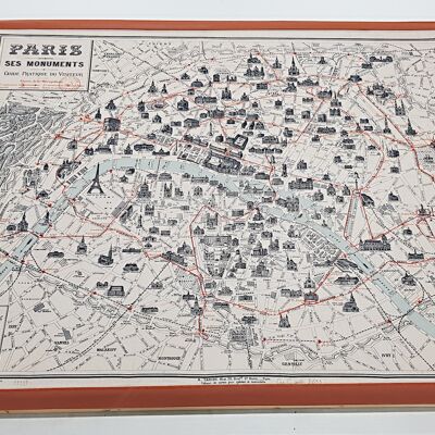 Carte des Monuments de Paris (1905)