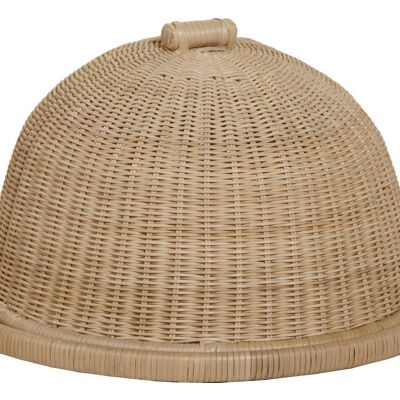 Natural rattan bell tray