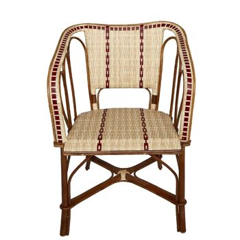 Fauteuil rotin et résine de jardin Bistrot 3