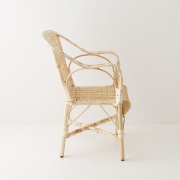 Fauteuil osier blanc Daddy 2