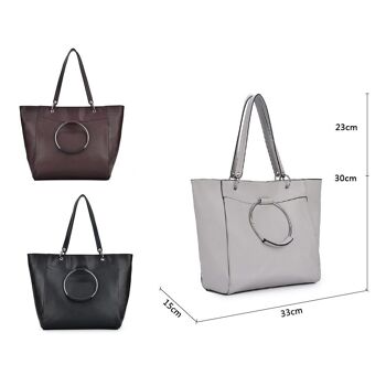 Grand sac cabas Casi Ring 4