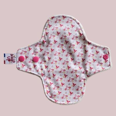 Protège-slip lavable La Week’Up flux léger • coton bio GOTS • made in France