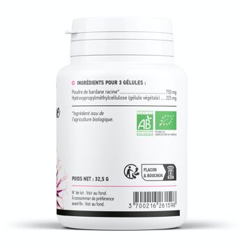 Bardane Biologique - 250 mg - 100 gélules végétales 3