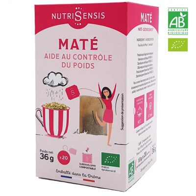 NUTRISENSIS - Organic mate tea - 20 sachets