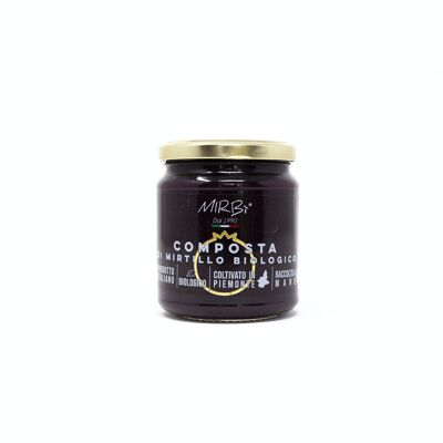 Organic blueberry compote 320gr